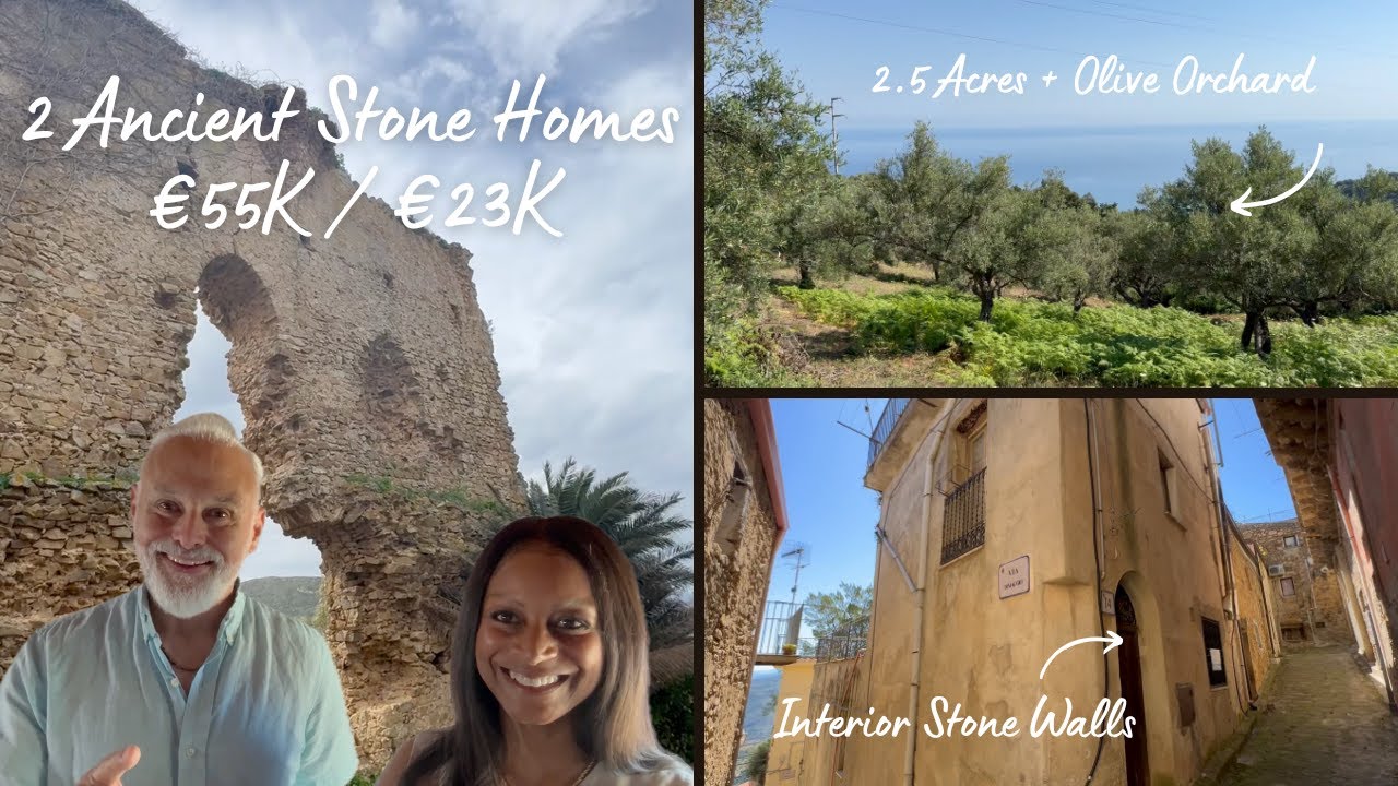 €55K Stone House with Sea Views in Tusa